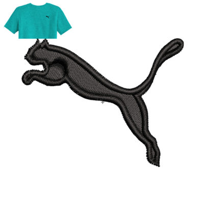 Best Puma Embroidery Logo For T-Shirt.