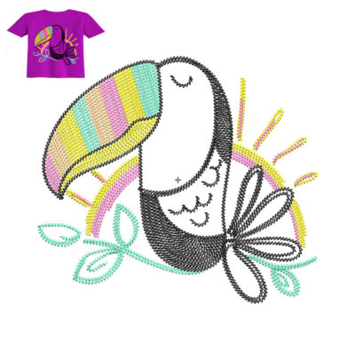Best Bird Embroidery Logo For Baby T-Shirt