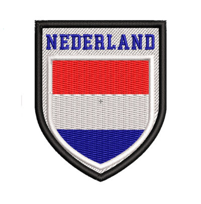 Nederland Flag Embroidery logo for patch .