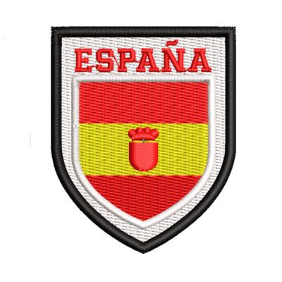 Espana Flag Embroidery logo for patch .