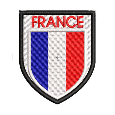 France Flag Embroidery logo for Patch .