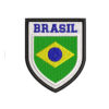 Brazil Flag Embroidery logo for patch.