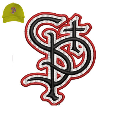 Spinning Embroidery 3D Logo For Cap.