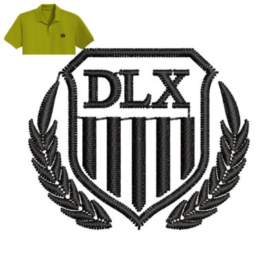 Best Dlx Embroidery logo for Polo-Shirt .