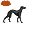 Best Dog Embroidery logo for T-Shirt.
