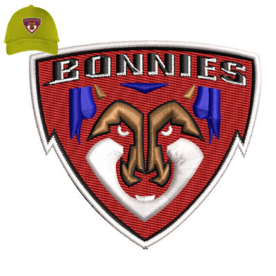 Bonnies Embroidery 3D Logo For Cap.