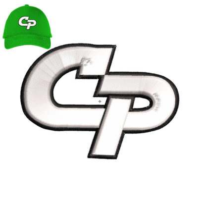 Cp Embroidery 3D Logo For Cap.