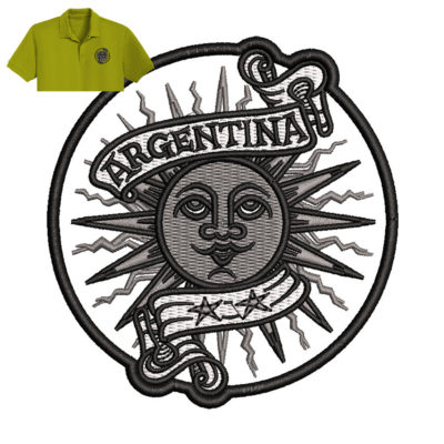Best Argentina Embroidery logo for Polo-Shirt.