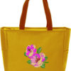 Flowers Embroidery logo for bag.