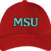 MSU Embroidery 3D Puff Logo For Cap.