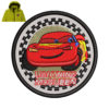 Lightning Macqueen car Embroidery logo for Jacket .