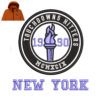 Hitters New York Embroidery logo for Jcket .