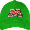 M Embroidery 3d puff logo for Cap.