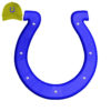Colts Embroidery 3dpuff logo for Cap.