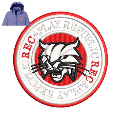 Play Repuplc Embroidery logo for Jaket .