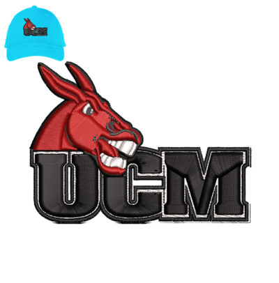 UCM Hours Embroidery logo 3d Hours for Cap .