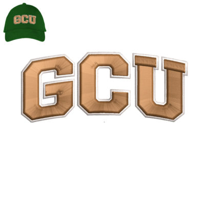 GCU Embroidery 3DPuff Logo For Cap.