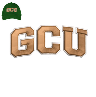 GCU Embroidery 3DPuff Logo For Cap.
