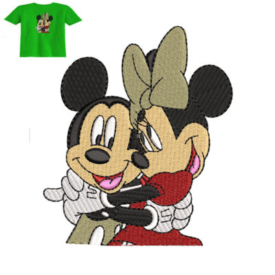 Best Mickey Mouse Embroidery Logo.