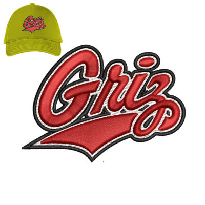 Grig Embroidery 3D Puff logo for Cap.