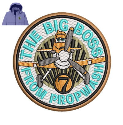 The Big Boss Patch Embroidery logo for Jcket .