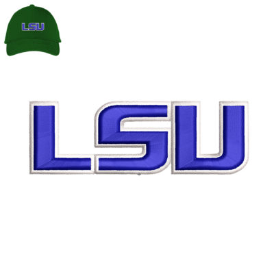 Lsu Embroidery logo for Cap.