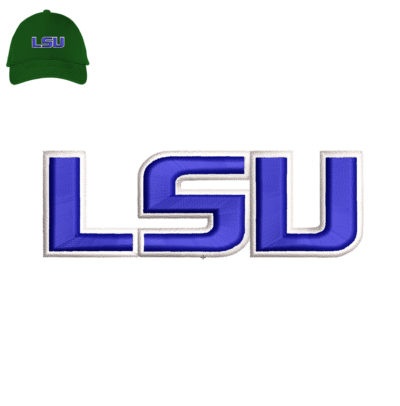 Lsu Embroidery logo for Cap.