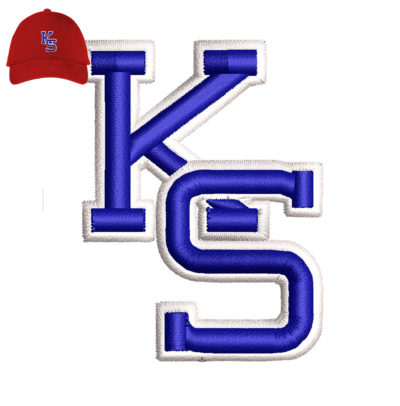 KS Embroidery 3dpuff logo for Cap.