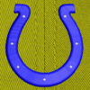 Colts Embroidery 3d puff logo for Cap.