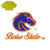 Boise State Horse Embroidery logo for Jersey.