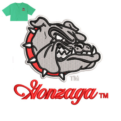 Honzaga Embroidery logo for Jersey .
