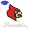 Louisuille Bird Embroidery logo for Jersey .