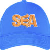 Sea Embroidery 3d puff logo for Cap.