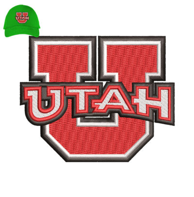 Utah Embroidery 3d puff logo for Cap .