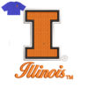 Iuinois Embroidery logo for Jersey .