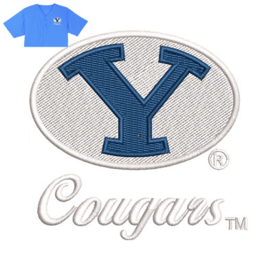 Best Cougars Embroidery logo for Jersey .