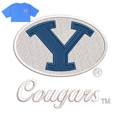 Best Cougars Embroidery logo for Jersey .
