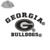Georgia Bulldogs Embroidery logo for Polo Shirt .