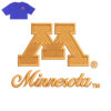 Minnesota Embroidery logo for Jersey .