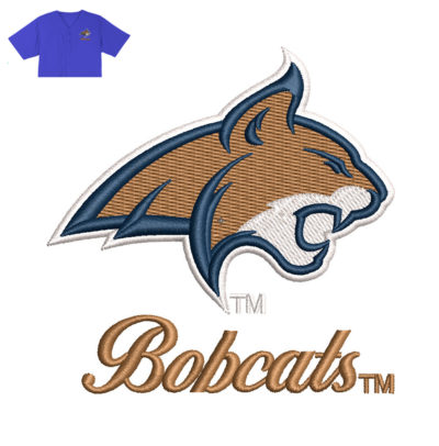 Bobcats Embroidery logo for Jersey .