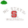 Nc State Embroidery logo for Polo Shirt .