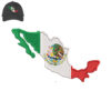 Mexican Flag Embroidery 3d puff logo for Cap .
