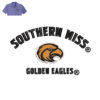 Southern Miss Embroidery logo for Polo Shirt .