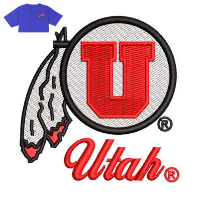 Best Utah Embroidery logo for Jersey .
