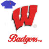 Badgers Embroidery logo for Jersey .