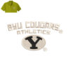 Byu Cougars Embroidery logo for Polo Shirt .