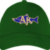 Ar Fish Embroidery logo for Cap.