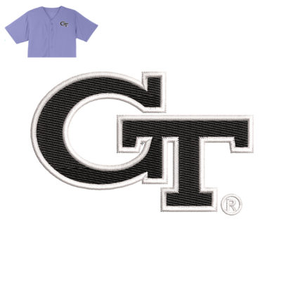 Gt Embroidery logo for Jersey .