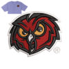 Memphis Flyer Owl Embroidery logo for Jersy .