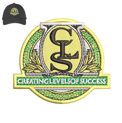 CLS 3d puff Embroidery logo for Cap .